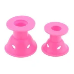 Amazon hot selling 10pcs/lot  Soft silicone No Heat Hair Styling Tool   Magic Hair Care Rollers Silicone Hair Curler