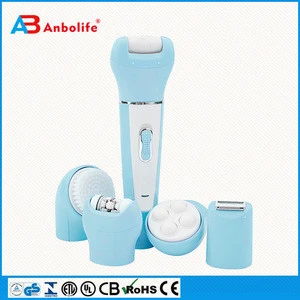 Anbolife new arrival multi function professional electric sonic deep cleaning automatic beauty care face massage
