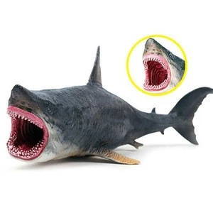 Animal Model Early Childhood Education Toys Simulate Marine Life Giant Tooth Shark Piranha Cartoon Plastic Model Toy
