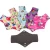 Import Anti-bacterial bamboo charcoal reusable cloth sanitary pads washable medium waterproof panty liner for women day 25x18cm from China