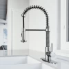 Aquacubic Flexible brushed nickel pulls out down kitchen faucet Sink faucet fast delivery faucet