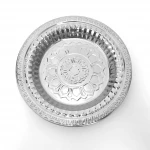 Arab Different sizes dinnerware set plate round modern stainless steel serving tray