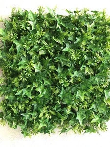 artificial Grass leaf  green wall/size customized artificial boxwood hedge for wedding decoration
