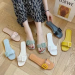Attractive Design Light Weight Outdoor Flat Ladies h shape slipper for women