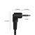 Import Audio adapter stereo four turn 2.5mm L shape male to RCA female car audio cable from China