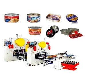 Automatic 2 Piece Can Making machine product Line For leather cream shoe polish container Fish Tuna Sardine NIVEA products equip