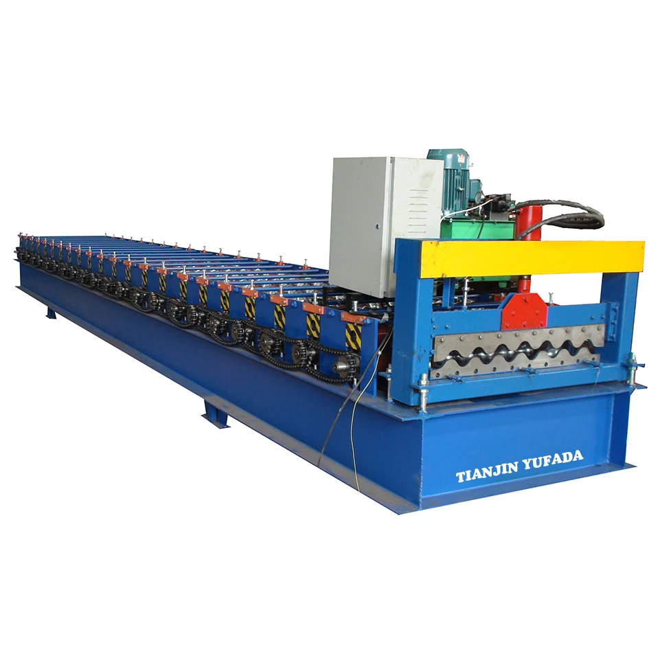 Automatic 780 big Metal Roofing Corrugated Roll Forming Machine