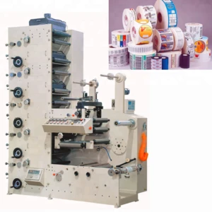 Automatic Label Printing Machine / Roll Sticker Flexo Printer