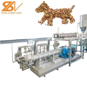Automatic Large Capacity Kibble Dry Dog Cat Pet Food Making Manufacturing Extrusion