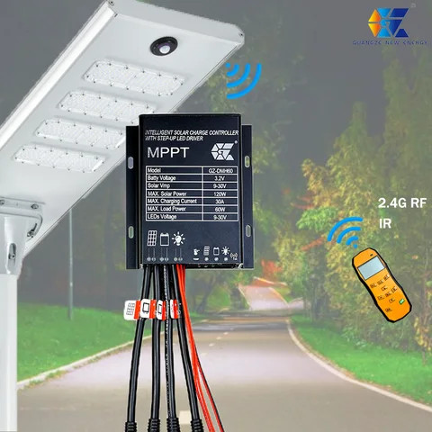 Buy Automatic Led Solar Street Light Mppt Solar Battery Charge ...