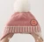 Import Autumn winter baby warm hat children hair bulb ear protector hat and neck scarf from China