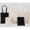 Bag Cotton Tote Bags Organic Big Capacity Canvas  Tote Shopping Bags With Logo Cotton Canvas 8oz