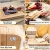 Import Bamboo Cheese Board and Knife Set: 14.7 x 14.7 x 1.6 Inch Wood Charcuterie Platter for Wine, Cheese, Meat, Large from China