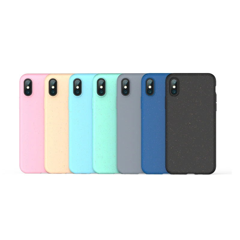 Bamboo Fiber Products Sustainable Eco Friendly Compostable Phone Case For Iphone Xi,Xs,X,Xs Max,Xr