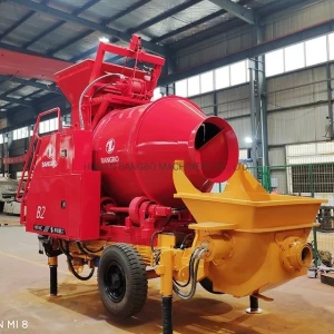 Bangbo Concrete Mixer Machine Drum Type Truck Mounted Pump