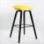 Import Bar stool high chair, vintage black color metal bar stool chair from China