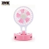 Bathroom Exhaust Camping Emergency Powerful Battery Portable Rechargeable Electric Tent Mini Led Fan with Light