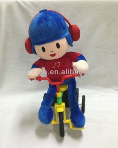 Battery Operated Tricycle Riding Cartoon Electric Pocoyo