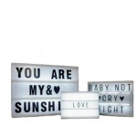 Battery Powered Cinema Light Box / A4 A5 A6 Led Lightbox / Cinema Led Advertising Light Box