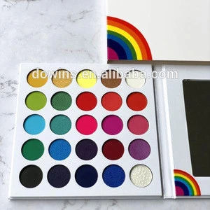 beauty products  skin care OEM matte EyeShadow Palette private label rainbow eyeshadow palette