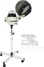 Beautystar 2 IN 1 Hair steamer , cream treatment with steam,open the pore promote the circle of the blood