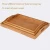 Bent wooden bamboo Rectangular Shape Serving Trays for Crafts with Cut Out Handles for Snacks Mini Bars Chocolate