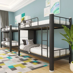 Besroom furniture  beds designs bunk beds for hostels kids iron steel bed