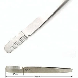 best quality eyebrow tweezers with comb under your own brand with custom packaging