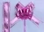 Import Best selling kids gift logo shining silk ribbon bow for holiday christmas gift decorative from China
