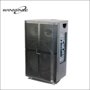 Big battery 15 inch hifi outdoor pa pro sound speakers