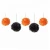 Import Black And Orange Door Cover Garden Decoration Happy Halloween Banner Tissue Paper Pom Poms from China