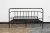 Import Black Double Simple Modern Design All Iron Metal Kids Bedroom Bed Frame from China