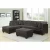 Import Black leather high quality fashion kids sectional sofa from China