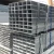 Import black rectangular pipe cold rolled pre galvanized welded square pipe from China