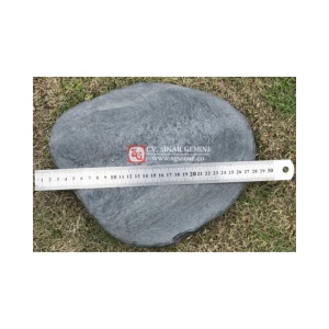 Black Stepping Natural Pebble Stone for Garden Decoration