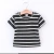 Import Black White T Shirt Kids Baby Unisex Striped Tee Crew Neck Short Sleeve Stripes Tops Fashion from China