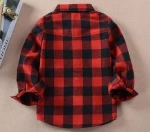 boys kids fashion tartan plaid checked london blouse shirts