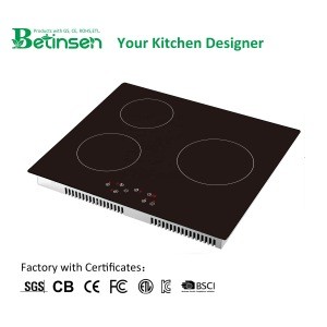 BSC35701 Three head induction cooktop 3 plate zone stove with GS Certificate