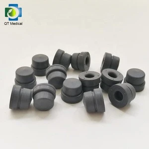 Butyl rubber stopper for vacutainer blood collection test tubes