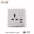 Import BX-WS005 250V Universal Power Supply Wall Socket Switch with Usb Ports, German Wall Switch and Socket from China