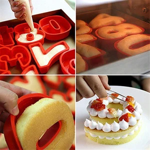 Cake Mold 0-9 Arabic Silicone Numbers Baking