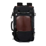Camping Sports Rucksack for Outdoor Factory OEM Custom Canvas Polyester Unisex Computer Interlayer Zipper Soft Handle