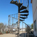 Cast Iron Outdoor Spiral Stairs / cast iron spiral stair modern design