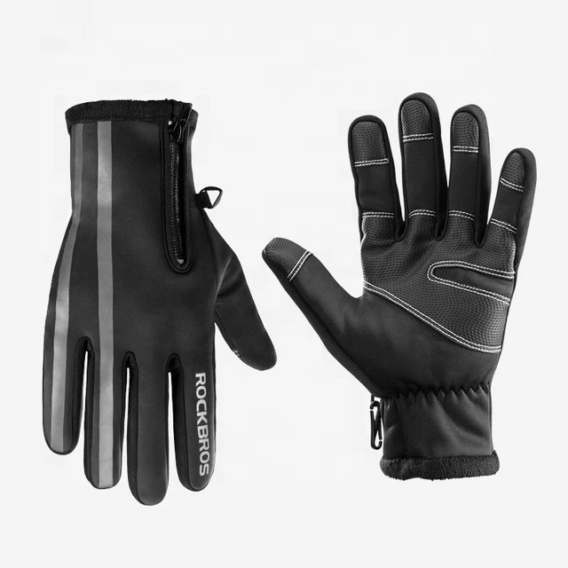 CBR OEM S091-2 Winter Ski Sports Touch Screen Thermal Windproof Heated Full Finger Warm Motorcycle Bike Bicycle Cycling Gloves