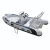 Import CE 14ft all welded aluminum boat pvc hypalon v aluminum hull rib schlauchboot gommone 430 from China
