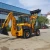 Import CE Certification wheel mini tractor with front end loader and backhoe from China