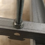 ceiling hanging system GI threaded rod galvanized carbon steel M8 Screw rod
