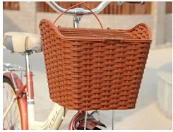 cheap bike basket,bicycle basket wicker,yellow bicycle basket