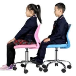 Cheap student studying comfortable swivel school desk chairs