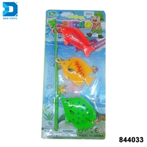 cheap summer funny plastic play set magnet fishing toy